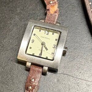 Women's Brushed Metal Tone 22mm TokyoBay Wrap Watch